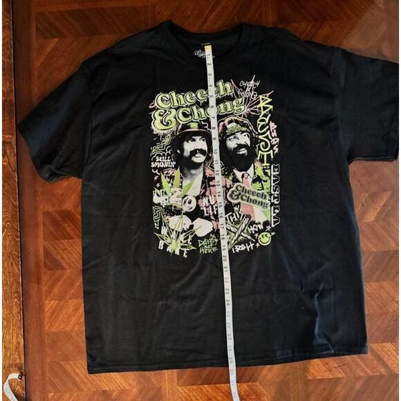 Cheech & Chong Black Graphic Tee | XXL | MAD Engine NWOT - Picture 4 of 12